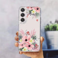 Fashion Floral Pattern Silicone Phone Case For Samsung Galaxy A73 A72 A71 A70 A56 A55 A54 A53 A52 A51 A50 A42 A36 S 4G 5G Cover