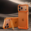 Eary Minimalist Frame Case for iPhone 17 Pro Max Air Aluminum Shells & Lens Holder for Magsafe Wireless Charging Drop Protection