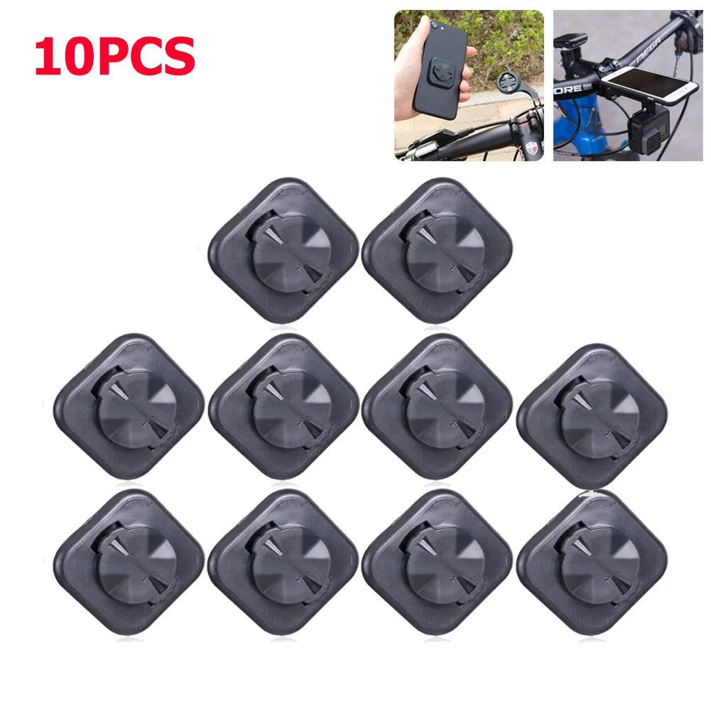 1-10pc Bicycle Mobile Phone Sticker Holder Bike Mount Cycling Computer Holder Support Stand Back Button Paste Adapter For GARMIN