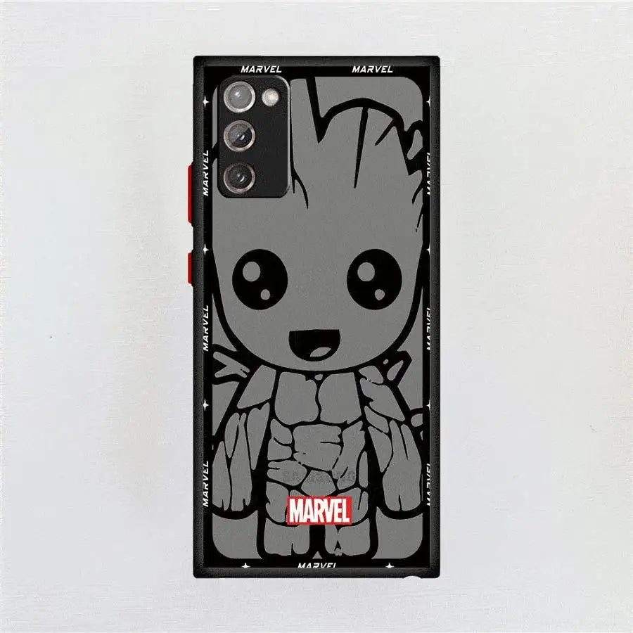 Marvel Spiderman Ironman Phone Case for Samsung Galaxy Note 8 9 10Plus 10Lite 20 Ultra A05s A70s A12 A13 A14 A15 A16 4G 5G Cover