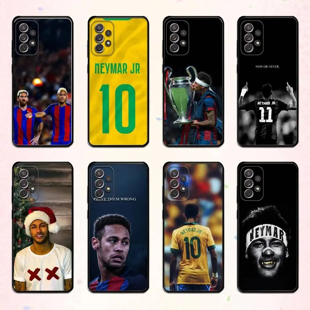 Cool Football For N-NeYmAr  Phone Case For Samsung S 25,24,23,22,30,21,10,9,Ultra,Plus,Lite,FE,4,5 G Soft Black Case