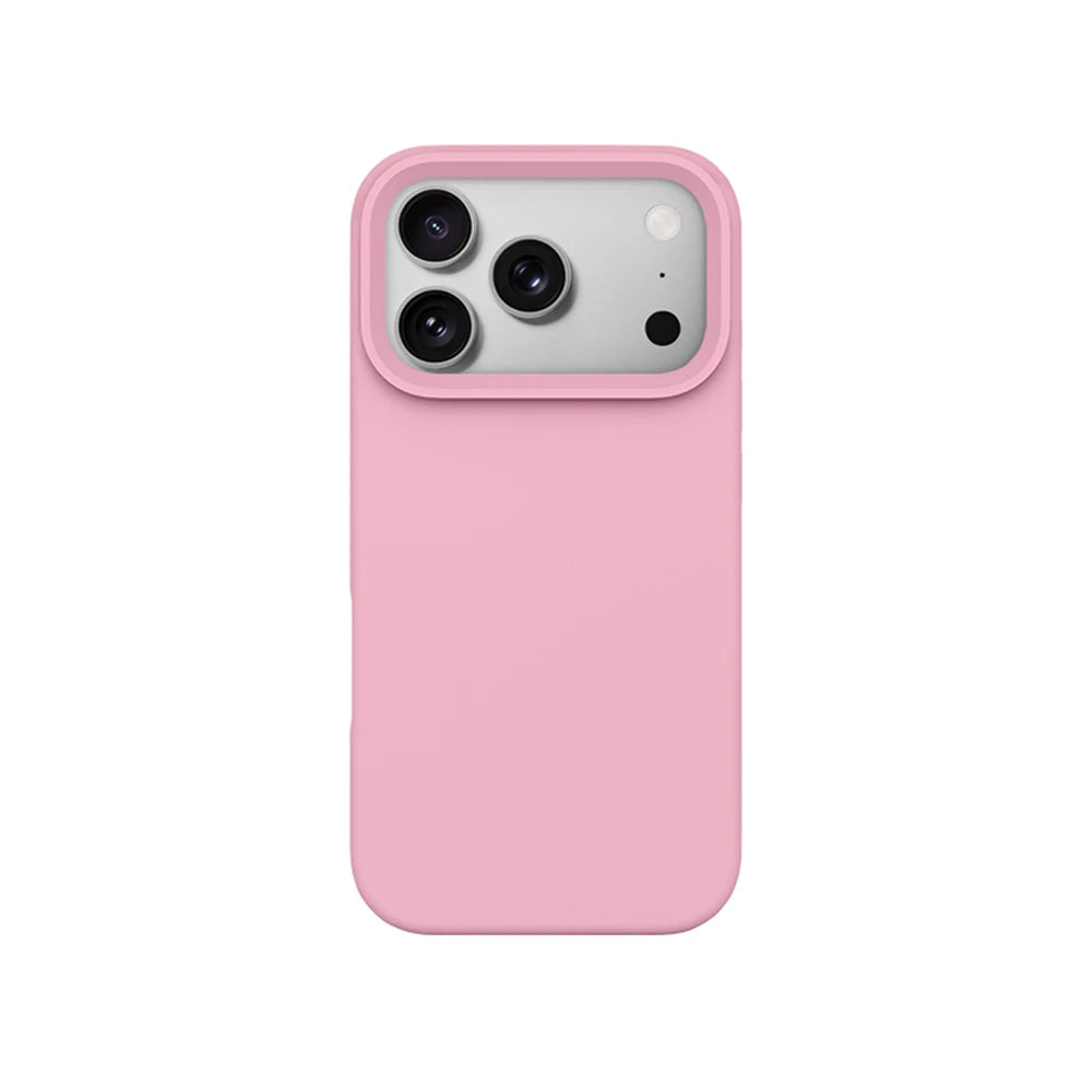 Original Liquid Silicone Matte Phone Case For iPhone 17 16 15 14 13 12 11 Pro Max Plus Solid Color Protection Soft Back Cover