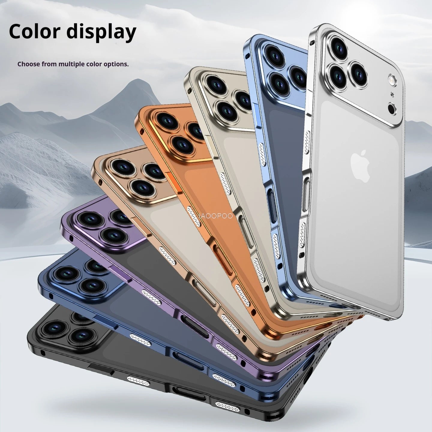 Ultra Thin Aluminum Frame Metal Bumper Case For IPhone 17 Pro Max Air 16 15 14 13 12 Pro Max