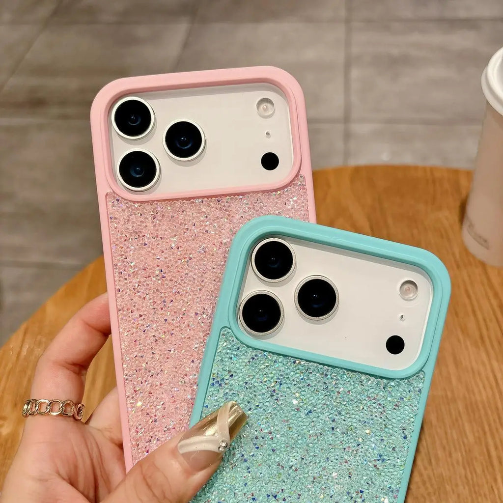 For Apple iphone 17 Pro Max Case fashion Bling Glitter Protective Back Cover case for iphone 16 15 14 13 12 Pro Max 17Plus shell