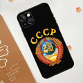 Coat Of Arms Russian CCCP Flag Case For iPhone 17 Pro Max 17 Air 15 14 13 12 11 16 Pro Max mini 16e 15 16 Plus Funda Cover
