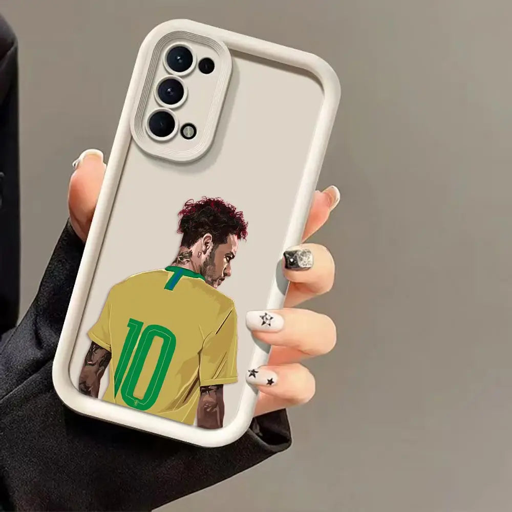 Phone Case For Samsung A13 A14 A15 A16 A17 A22 A23 A26 A27 A32 A51 A52 A53 A55 A56 A57 A72 A73 A71 Cover Footballer N-Neymar 10