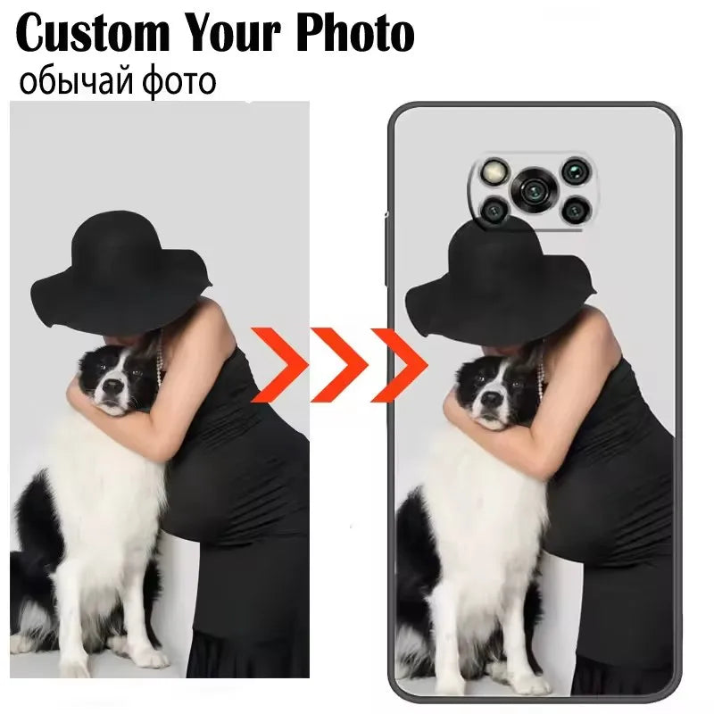 Custom Case For Xiaomi Redmi Note 8 9 9S 10 10S 11 11E 11S 11T 12 12S 13 13R 14 15 Pro Max Plus 4G 5G DIY Phone Case