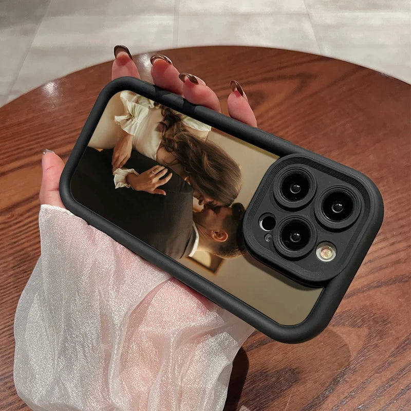 DIY Customised Couple Photo Soft Case For iPhone 17 16 16E 15 14 13 12 11 Pro Max Mini SE 2020 2022 XS XR 6 7 8 Plus AIR Cover