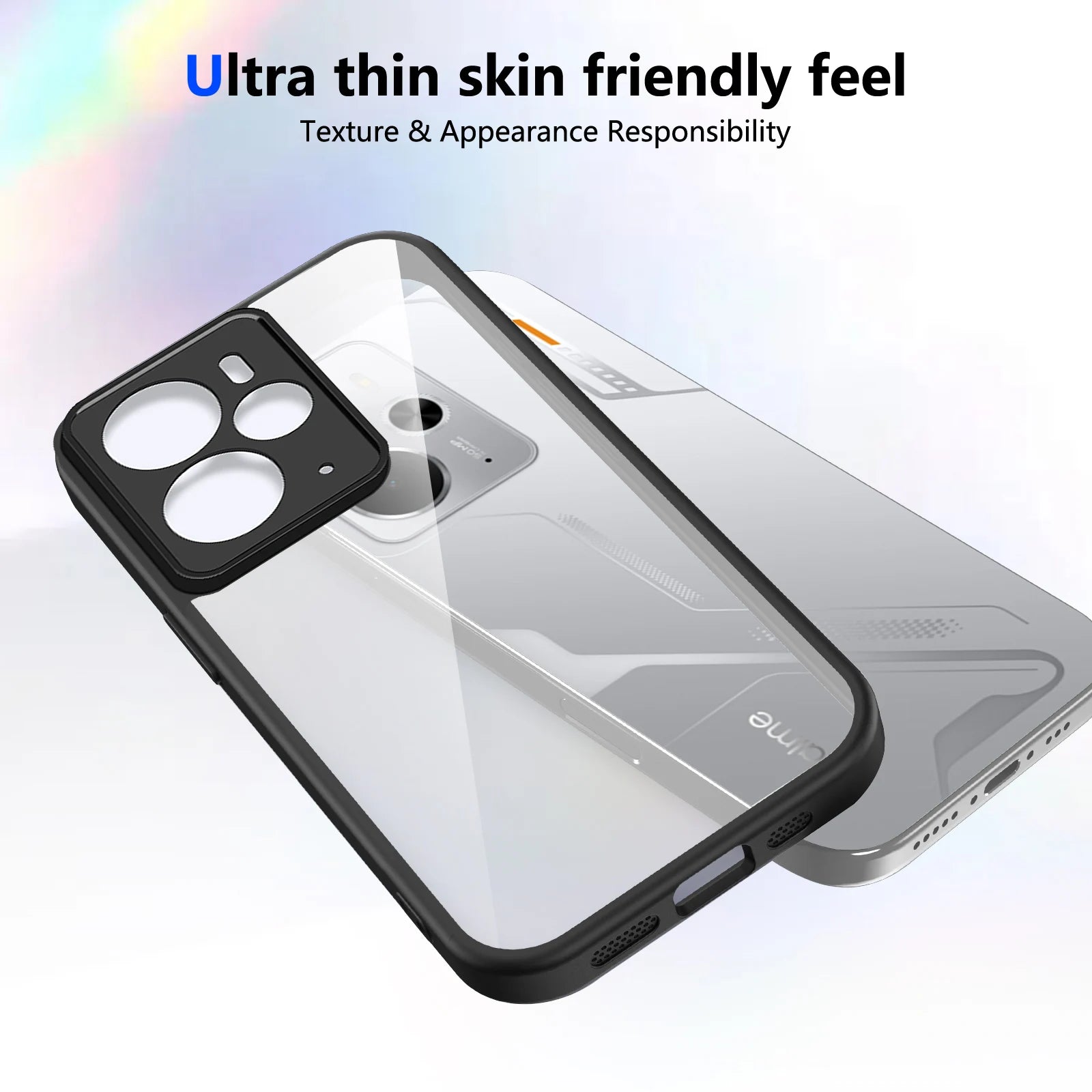 For Realme 14T Case Realme 14 5G Phone Case Realme 14t Cover Realme 14 5G Air Cushion Silicon Bumper Clear Matte Back Cover Hard