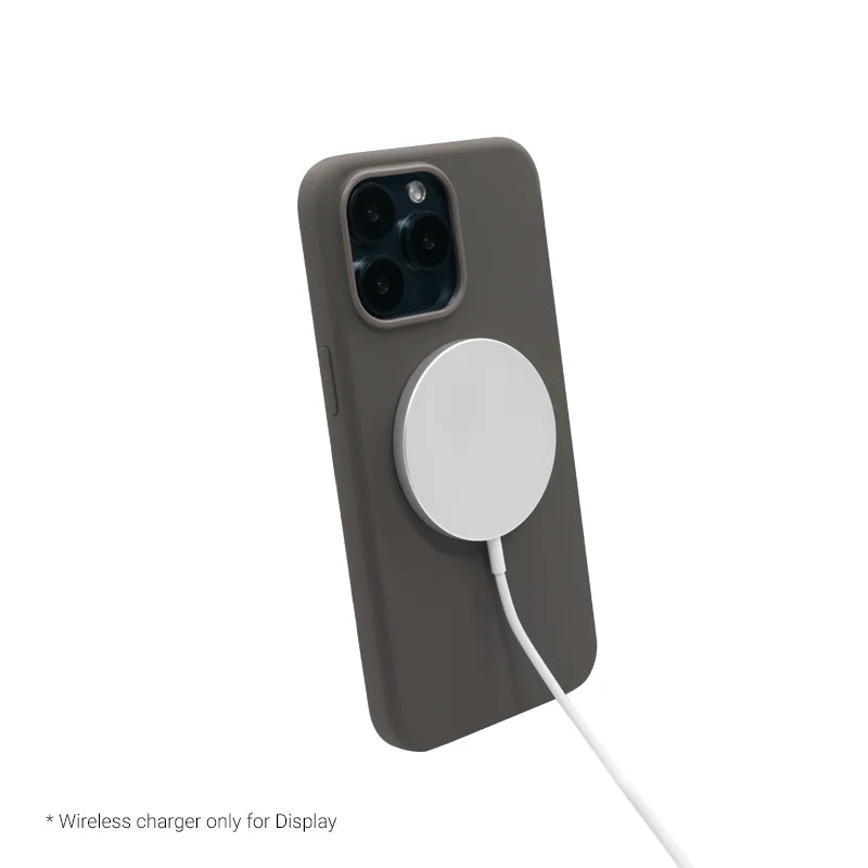 KZDOO Mag iCoat Silicone Magnetic Protector,Luxury Back Case,Plain Anti-Scratch Shell for iPhone 15,15Plus,15 Pro,15 Pro Max