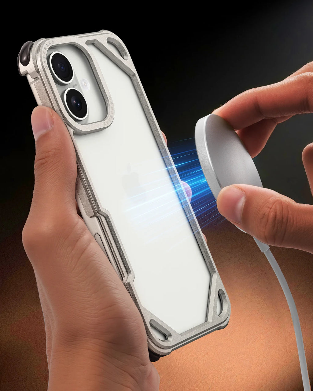 Eary Minimalist Frame Case for iPhone 17/17 Pro Max/17 Pro/Air for Magsafe Thicken Shockproof Drop Protection 17 Pro Cover Shell