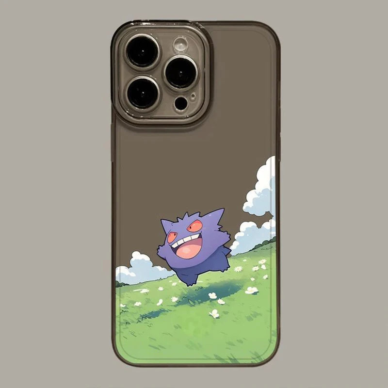 Fashion Cute P-Pokemon Pikachu Phone Case For iPhone 17 16 15 14 13 12 11 Pro Max XR XS MAX 7 8 PLUS MINI Y2K Transparent Cover