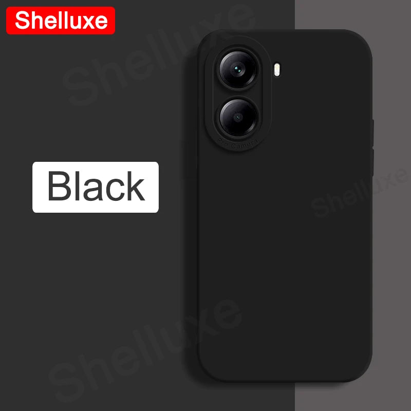 For PocoX7 Pro Case Shelluxe Square Liquid Silicone Soft Cover For Xiaomi POCO X7 X6 Pro Silky Feel Shockproof Phone Cases