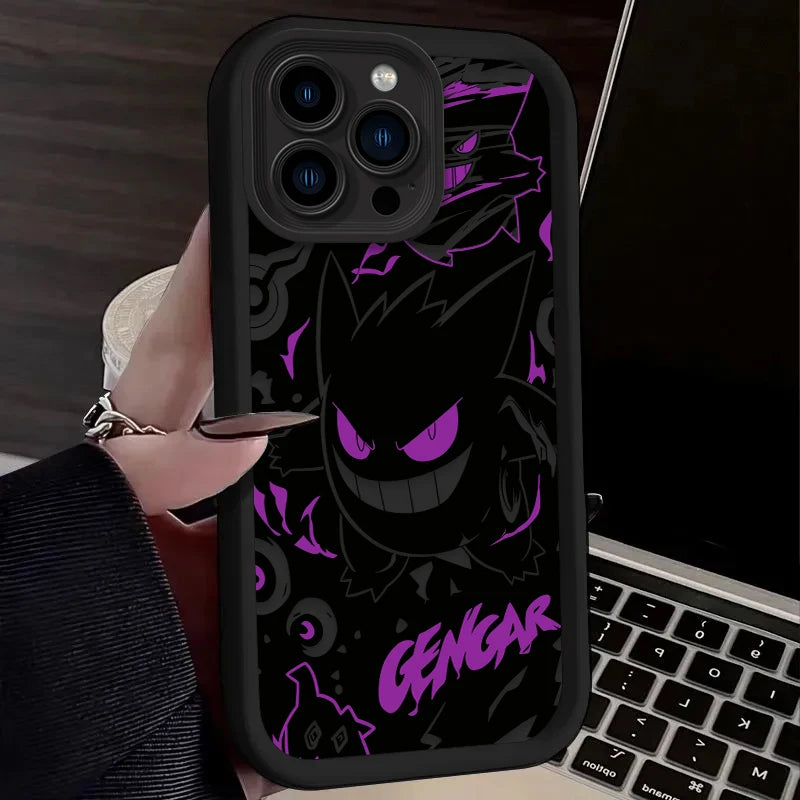Phone Case For OnePlus 15 13 13T 12R 11R 10R 8T Nord CE Ace 2 3 4 5 6 Lite 4G 5G P-Pokemon Cool Gengar Soft Silicone Back Cover