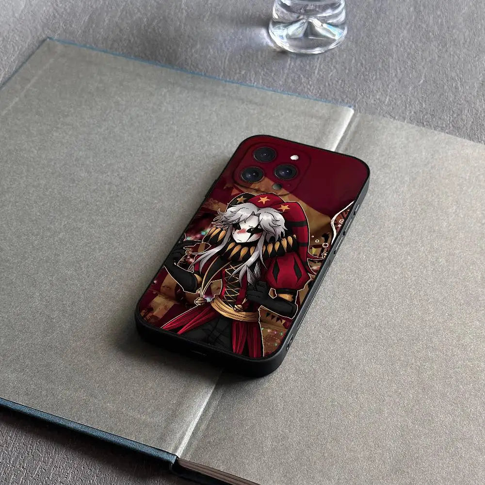 The Freak Circus Pierrot Phone Case For IPhone 17 Pro 15 13 14 16 11 12 Pro Max Plus XR XS X SE Matte Soft Funda Silicone Cover