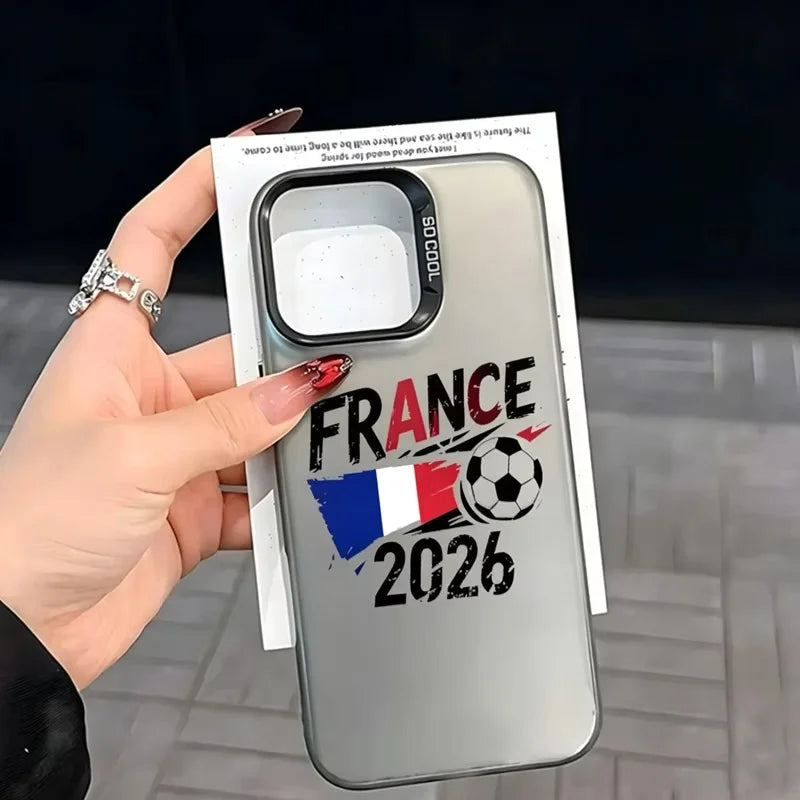 2026 World Football Match Phone Case For iPhone 17 Air 16e 16 Pro Max 15 14 Plus 13 12 11 Pro Shockproof Silicone Back Cover