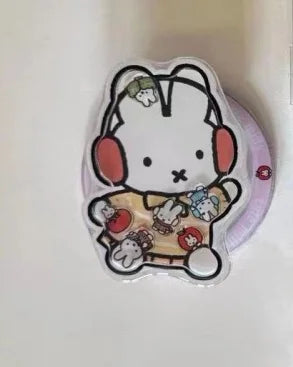 Cute happy music Miffy Magsafe Wireless Charge Phone Case For iPhone 15 17 14 13 16 Pro Max Funny Shake Miffy Magnetic Cover