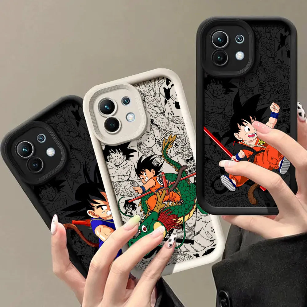 Anime Gokus Silicones Phone Case For Xiaomi Redmi Note 15 14 13 12s 12 11 10 9s 9 8 7 A5 Pro Plus 4G 5G Soft TPU Back Cover
