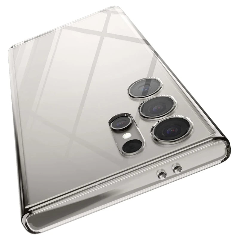 Ultra Thin Clear Silicone Soft TPU Cover for Samsung Galaxy S25 Ultra S24 S23 S21 S20 FE S22 Ultra Plus Bumper Capa Case