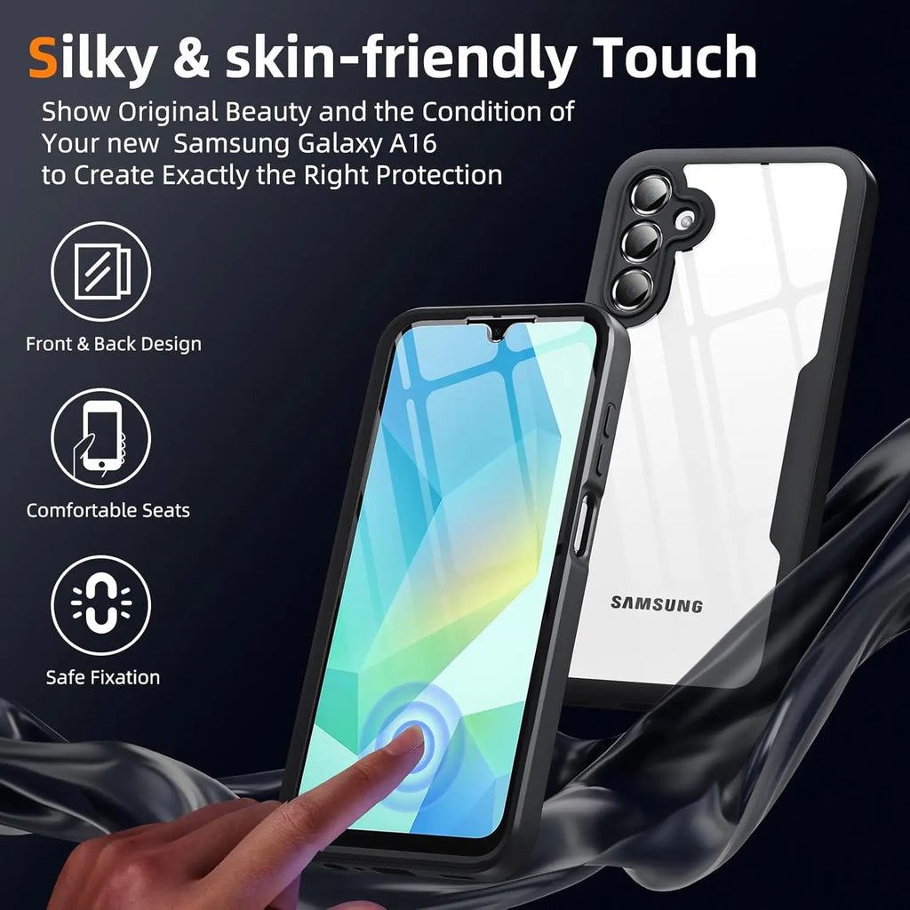 Full Body Protection Case for Samsung Galaxy A57 A37 A17 5G A56 A36 A26 A16 5G A55 A35 A25 A15 Protective Cover Funda Coque Capa