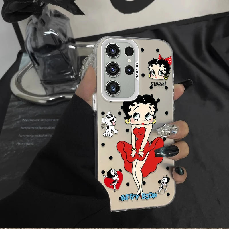Sexy Girl B-Bettys Frosted Case for Samsung Galaxy A36 A35 A34 A32 A30 A26 A25 A24 A23 A22 5G 4G A20 A16 A15 A14 Acrylic Cover