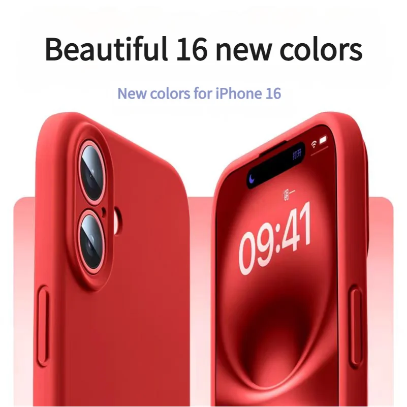 Original Liquid Silicone For Magsafe Magnetic Case For iPhone 17 Air 16 Plus 15 14 13 12 Pro Max 11 16E X XS XR Matte Soft Cover