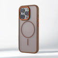 Luxury Matte Translucent Magnetic Case For iPhone 17 16 Pro Max 15 14 Plus 13 12 For Magsafe Wireless Charging Shockproof Cover