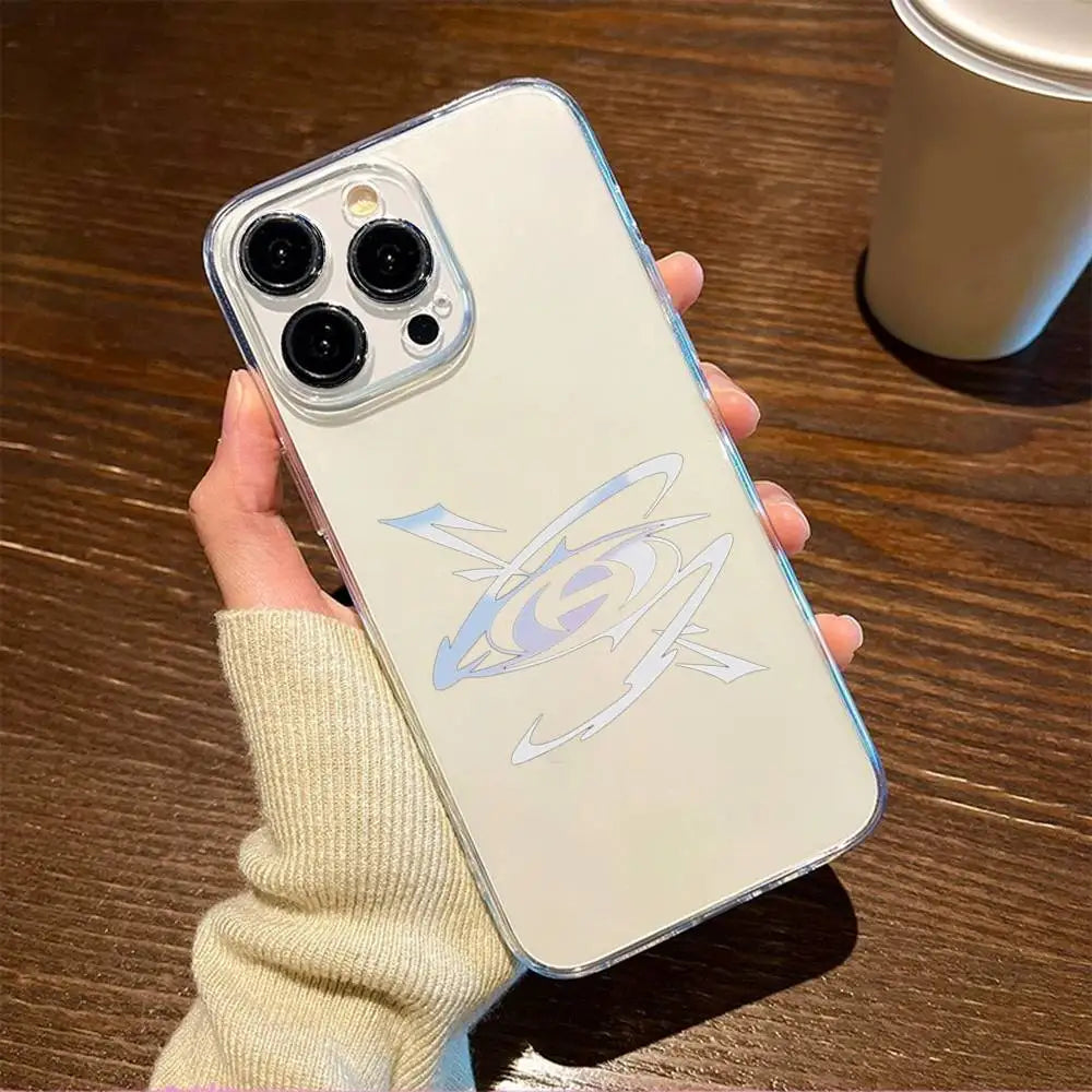 Singers A-ATEEZ Logo Phone Case Transparent For IPhone 17 16 15 14 13 12 11 PRO MAX PLUS Mini Soft Skin-friendly Cover