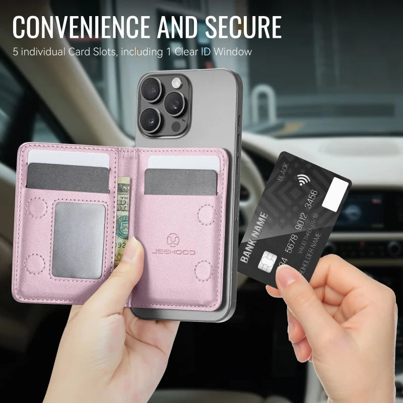 Luxury Magnetic Leather Zipper Wallet Card Phone Case For iPhone 17E 17 Pro Max Air 16 15 14 13 12 Flip Holder Bag Cover Coque