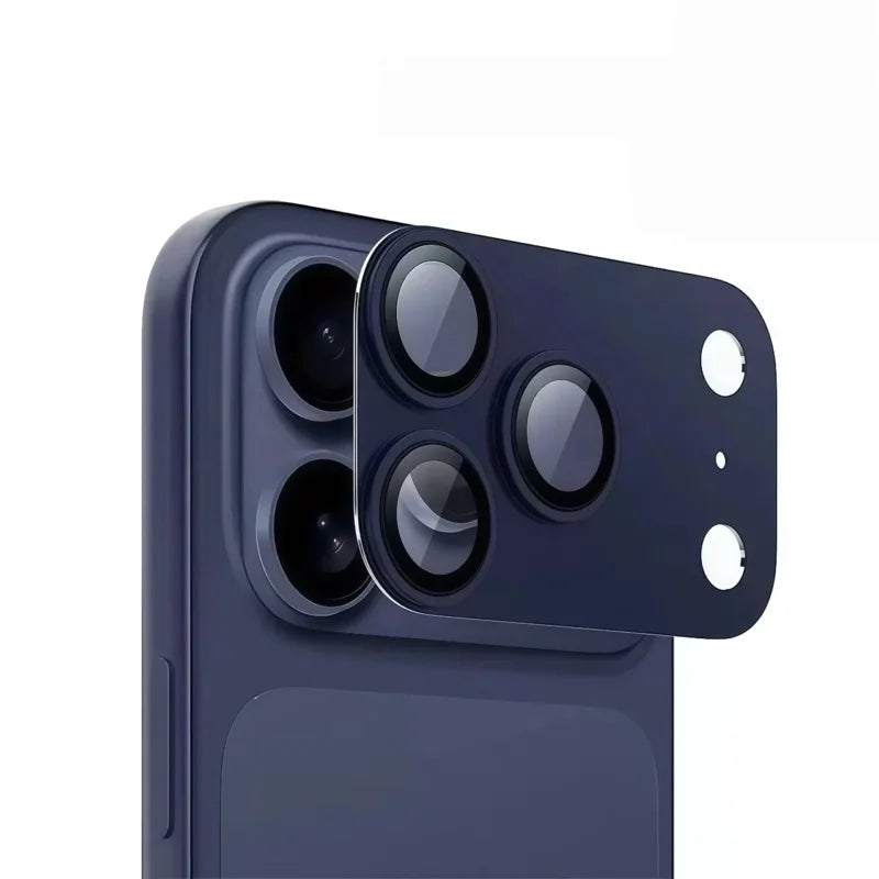 All-in-One Metal Lens Protector for Apple iPhone 17 Pro Max, Full-Coverage Camera Guard Film for iPhone 17 Pro Rear Cameras