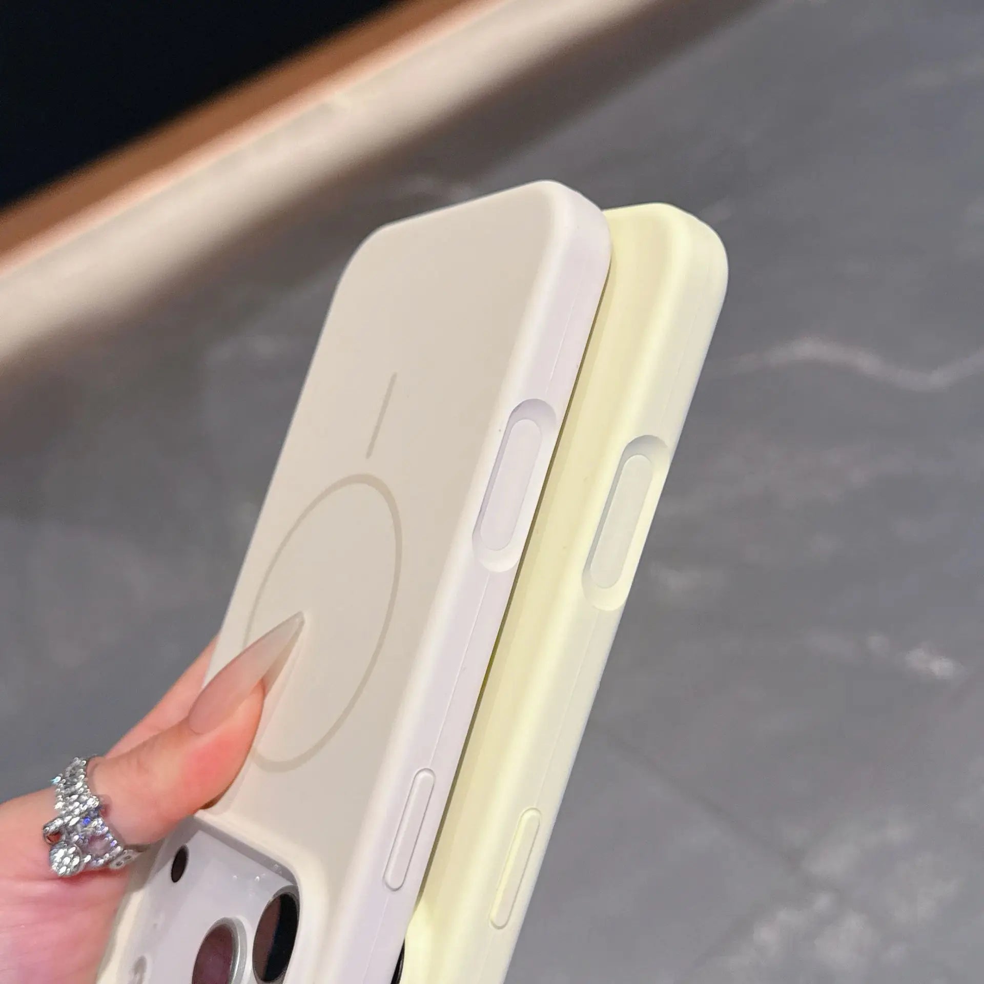 Matte Soft Liquid Silicone Phone Case For iPhone 17 Pro Max Air 14 13 12 11 15 16  For Magsafe Wireless Charging Cover