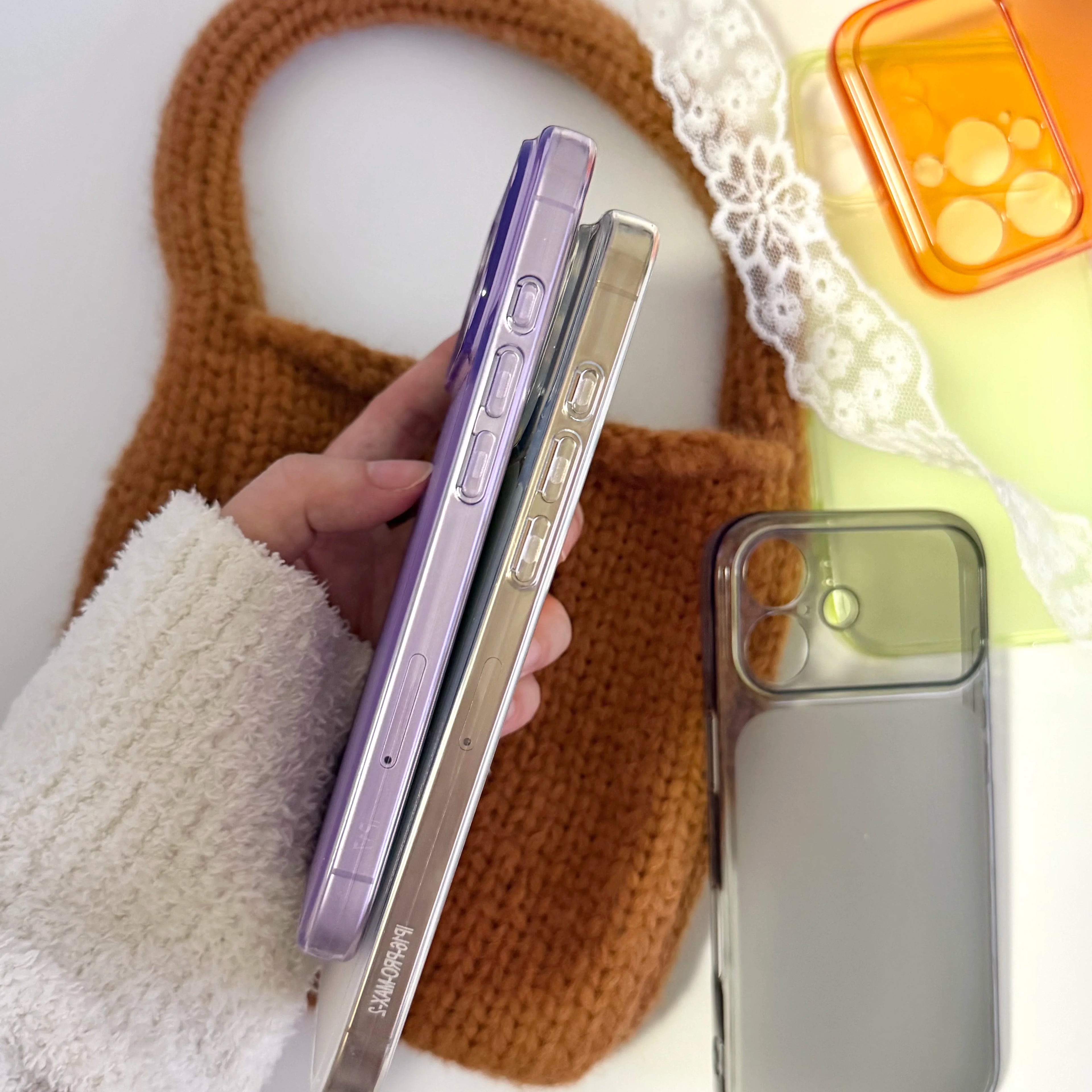 Frosted Candy Transparent Instantly Change Case For iPhone 17 16 15 14 13 12 11 Pro Max Camera Protection Clear TPU Soft Cover
