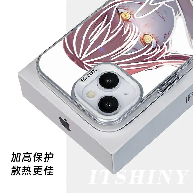 Cute Girl Makima Chainsaw Man Phone Case for iPhone 11 12 13 14 15 16 17 Pro Max Plus mini Air 17promax Cartoon Back Cover