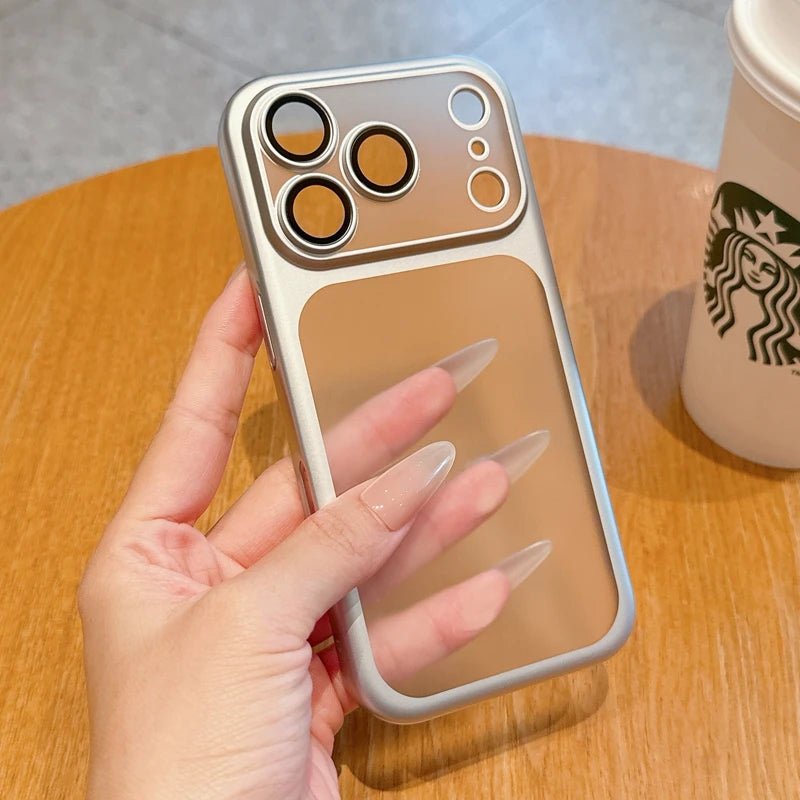 Luxury Soft Matte Phone Case For iPhone 11 12 13 14 15 16 17 Pro Max Plus Air Electroplating Silicone Bumper Back Cases Cover
