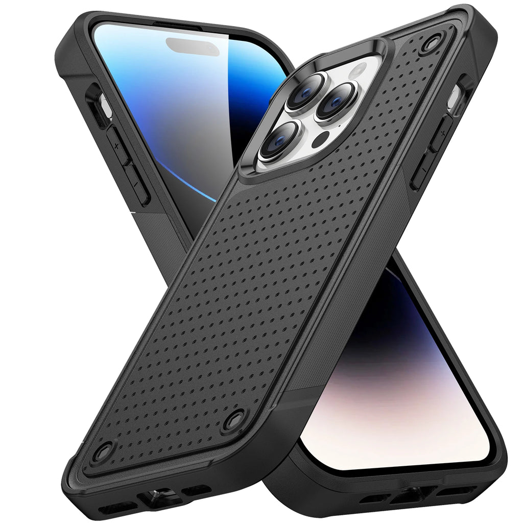 Protective Coque Case for Iphone 17 Pro Max Air 16 Plus 15 14 13 Pro Iphone16 Iphone17 Heavy Duty Shockproof Armor Covers