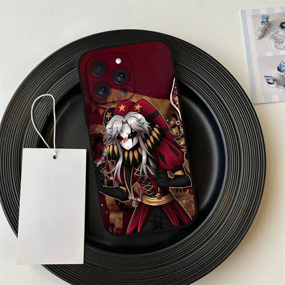 The Freak Circus Pierrot Phone Case For IPhone 17 Pro 15 13 14 16 11 12 Pro Max Plus XR XS X SE Matte Soft Funda Silicone Cover