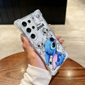 Cute Stitch Baby Disney Clear Phone Case For Samsung Galaxy S26 S25 S24 Ultra S23 S22 Plus S21 S20 FE 5G Shockproof Soft Cover