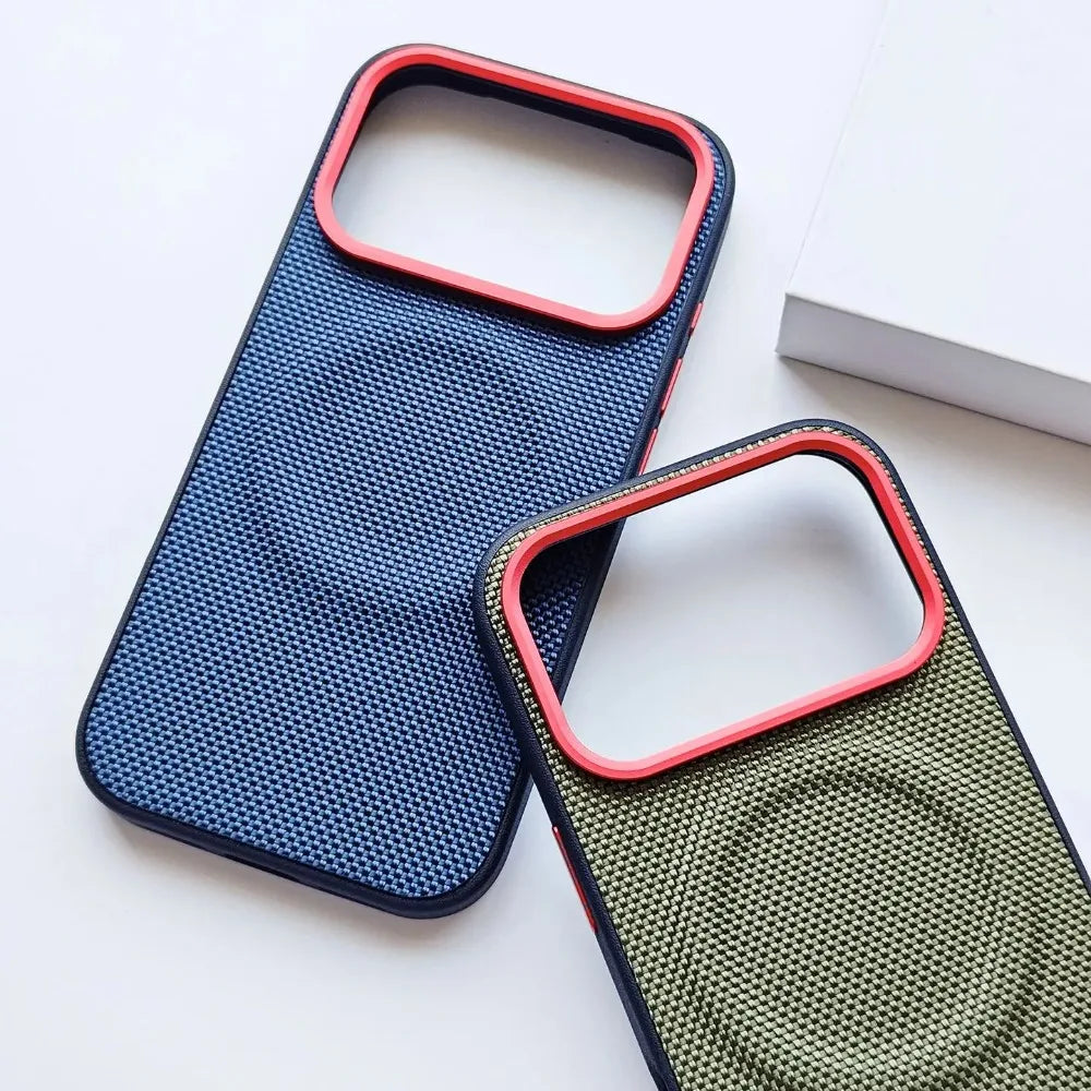 Luxury Woven Matte Phone Case For Mi Poco F8 F7 X8 Ultra Pro Magnetic Charging Drop Protection Cover For Redmi K90 K80 Pro Max