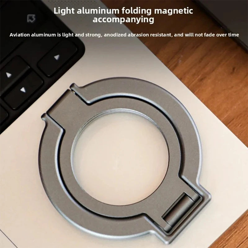 360° Rotation Magnetic Finger Ring Phone Holder Aluminum Alloy Foldable  For iPhone 17 16 15 14 13 12 Pro Max