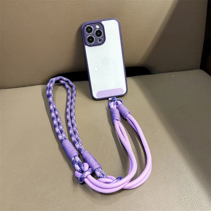 Case For Moto G86 G56 G85 G75 G55 G84 G64 G54 G82 G52 G45 G35 G34 G24 G15 G14 G05 G04S Power Lanyard Hard Clear Phone Cover
