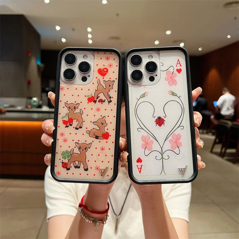 Wildflower Orchid Lila Moss Phone Case For iPhone 17 16 15 14 13 12 Pro Max Plus wf Precious Moments Emergency Intercom Cover