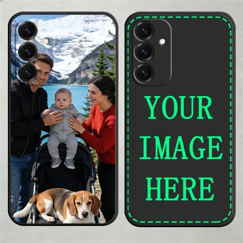 Photo Custom Personalized Phone Case For Samsung Galaxy S26 S25 S24 S23 S22 S21 S20 Ultra FE S10 Plus Lite Silicone Soft Cover