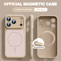 New Official Liquid Silicone Magnetic Phone Case For iPhone 17 Air 14 15 16 Plus 15 14 13 16 17 Pro Max Magsafe Protector Cover
