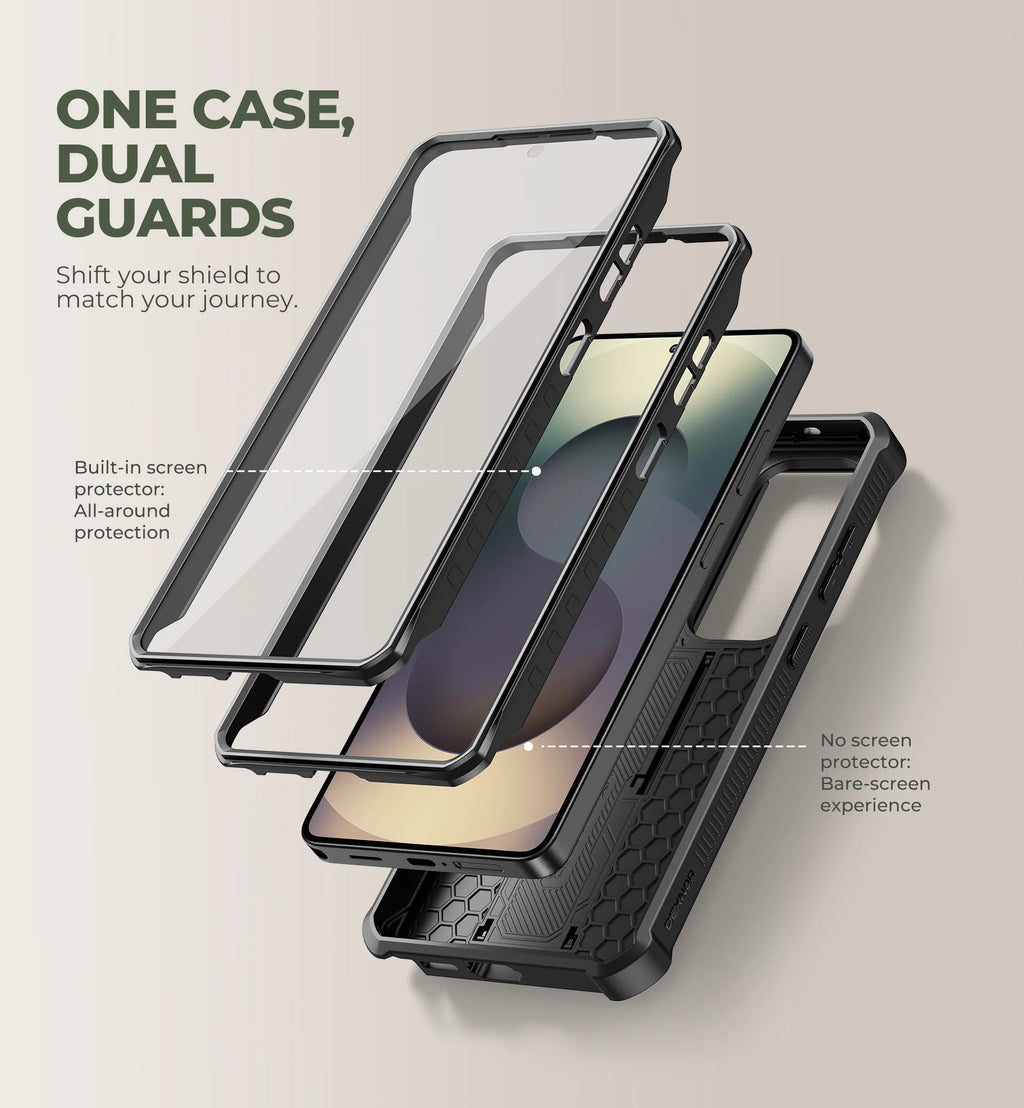 Dexnor For Samsung Galaxy S26/S26 Plus/S26 Ultra 2026Case Full Body Shockproof Camera Cover &Built-in Screen Protector Kickstand
