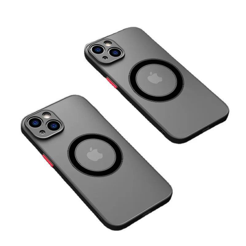 Magnetic for Magsafe Wireless Charge Phone Case For iPhone 15 14 13 12 11 Pro Max Mini 14 Plus Bumper Shockproof Armor Cover