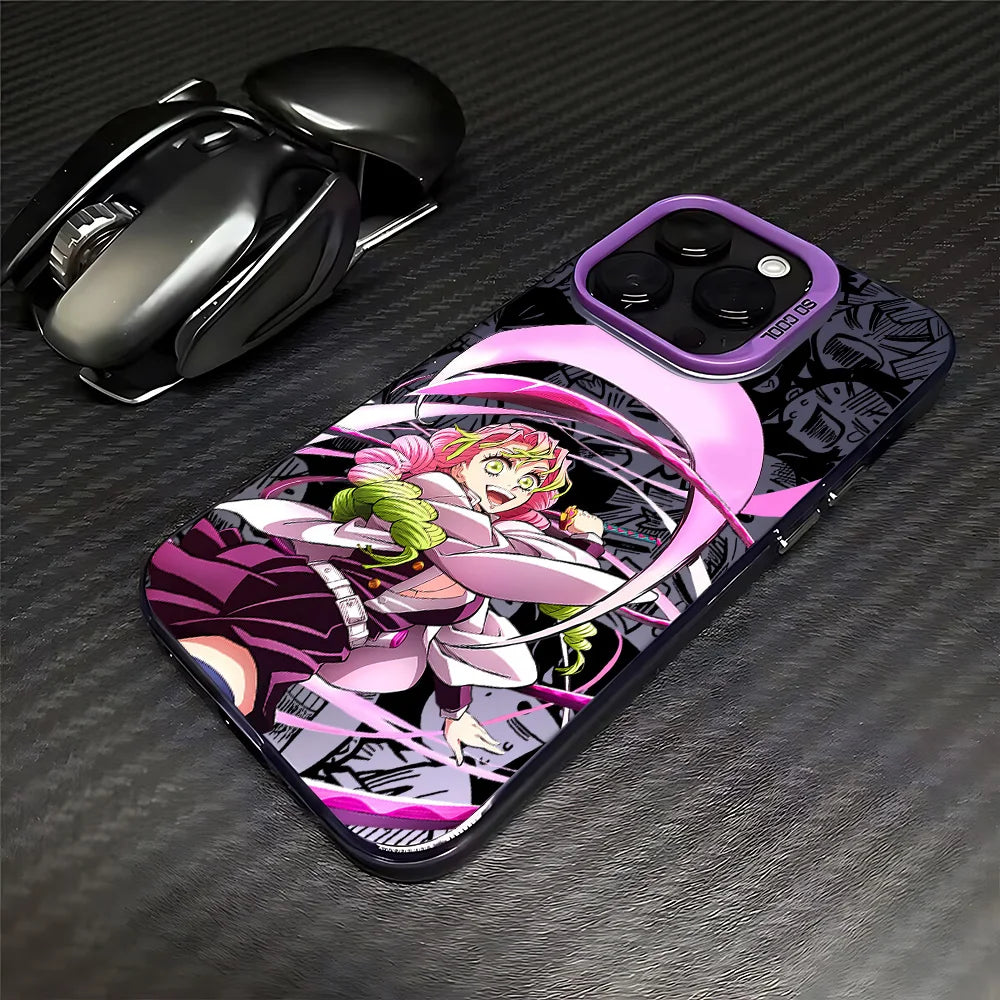 Anime D-Demons Slayers Phone Case for IPhone 16e 16 15 14 13 12 11 Mini Pro Max X XR XSMAX 8 7 Plus Anti Fall Matte Back Cover