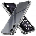 S 25 Edge 25Edge Case Anti-Yellowing Clear Crystal TPU Soft Cover For Samsung Galaxy S25 Edge S25Edge 5G Airbag Shockproof Coque