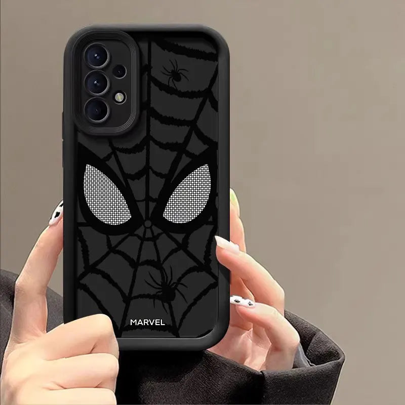 Marvel Spider Man Case For Samsung Galaxy A57 A56 A37 A36 A17 A07 A26 A16 A06 A55 A52 A14 A73 A34 Soft Silicone Protective Cover