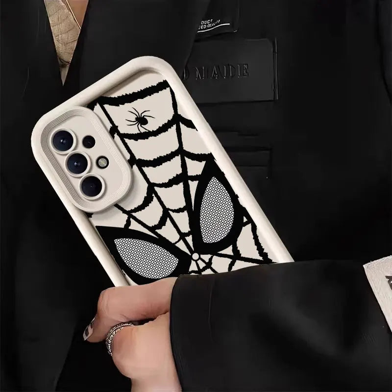 Marvel Spider Man Case For Samsung Galaxy A57 A56 A37 A36 A17 A07 A26 A16 A06 A55 A52 A14 A73 A34 Soft Silicone Protective Cover