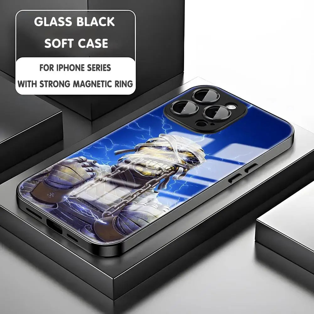 R-Run-To-The-H-Hills-Iron-M-MaidenES Phone Case For iPhone 16 15 14 13 12 11 X XR XS 8 Plus Mini Pro Max Glass Magnetic Case